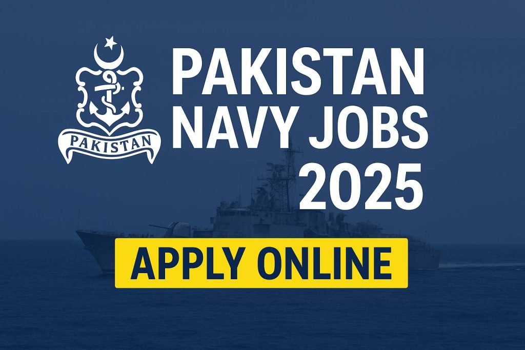 Pakistan Navy Jobs 2025 Apply Online