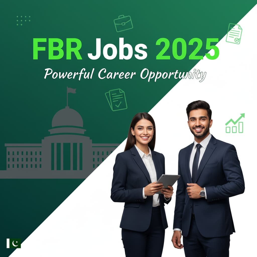 FBR Jobs 2025 online apply guide with step-by-step application process for candidates in Pakistan.