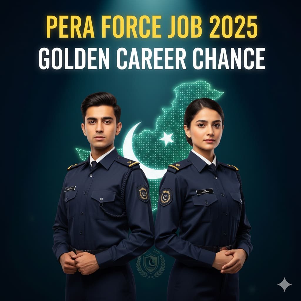 Pera Force Job 2025 vacancies, eligibility criteria, and career opportunities in Pakistan