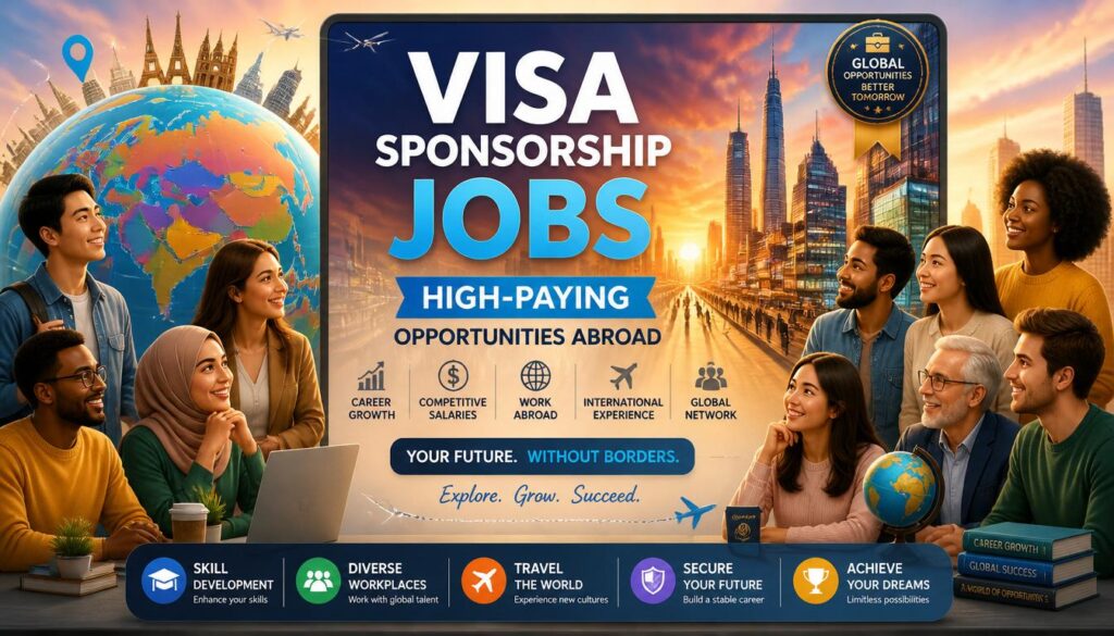 Visa Sponsorship Jobs Without a Degree: High-Paying Opportunities Abroad